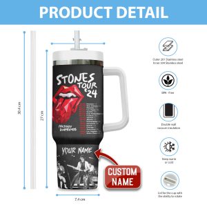 Personalized The Rolling Stones 40oz Stanley Tumbler - ANHNV 3725