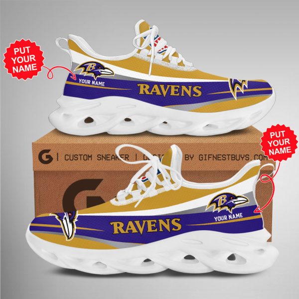 Personalized Baltimore Ravens Clunky Sneaker - VANDH 2343