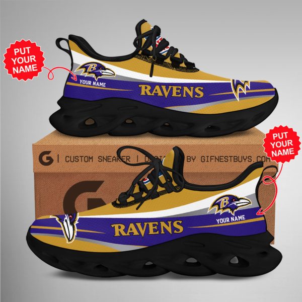 Personalized Baltimore Ravens Clunky Sneaker - VANDH 2343