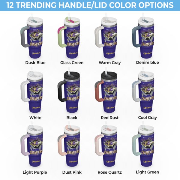 Personalized Baltimore Ravens 40oz Stanley Tumbler - VANDH 2287