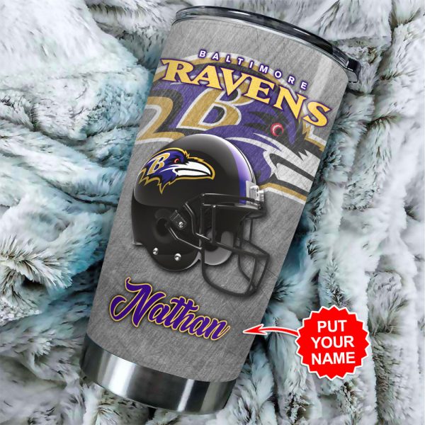 Personalized Baltimore Ravens Tumbler Cup - VANDH 2152