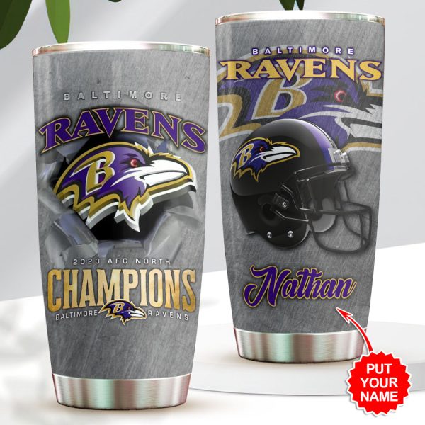 Personalized Baltimore Ravens Tumbler Cup - VANDH 2152