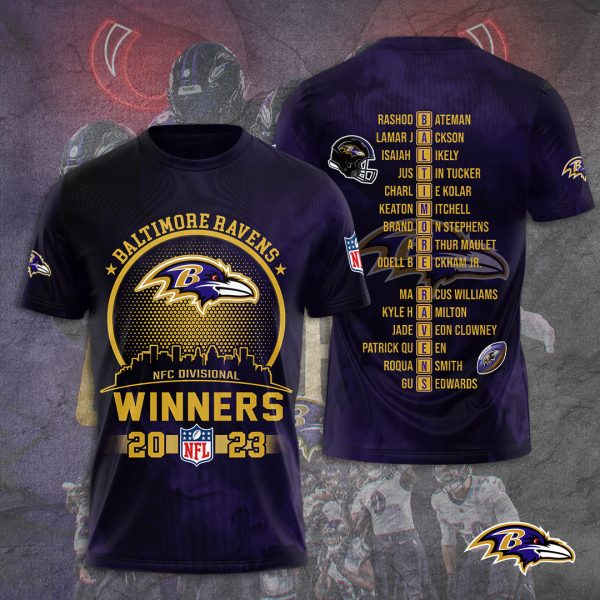 Baltimore Ravens 3D Apparel - TANTN 4271