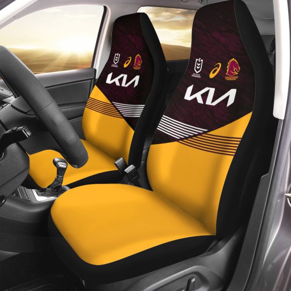 Brisbane Broncos 2PCS Car Seat Cover - TANTN 4345
