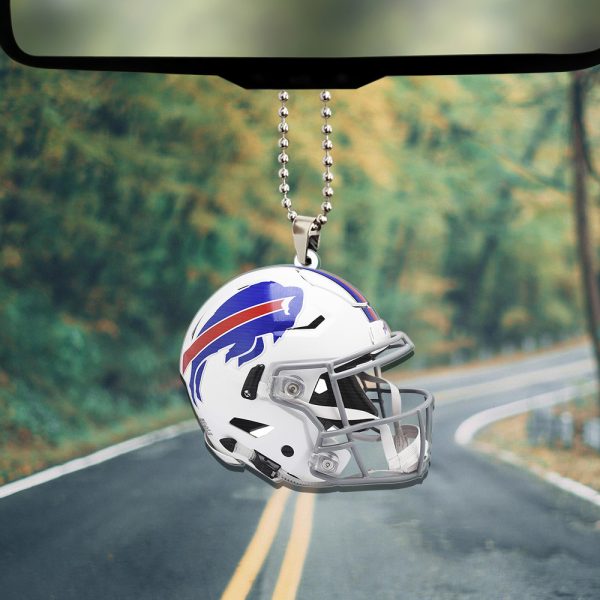 Buffalo Bills Custom Shape 2-sided Acrylic Car Ornament - TANTN 4247