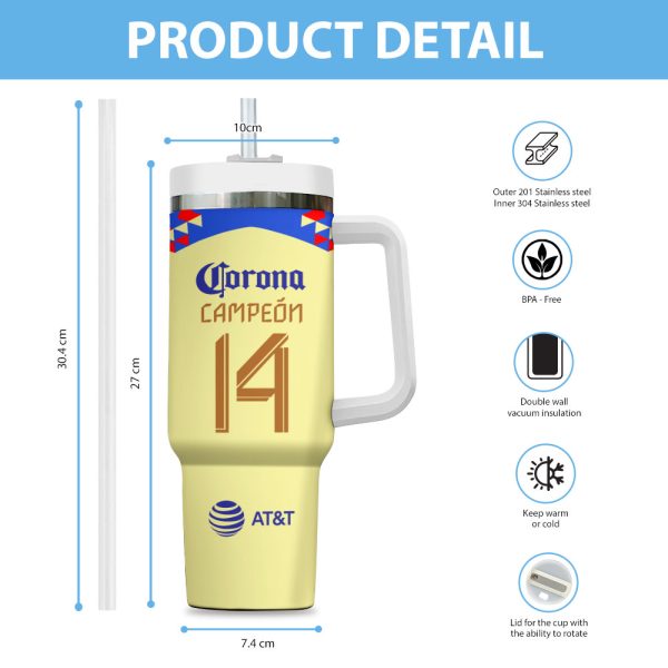 Club América 40oz Stanley Tumbler - MAITM 5320