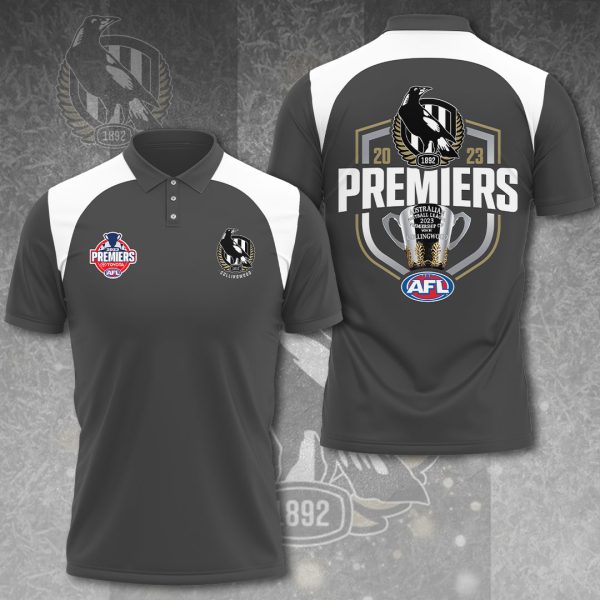 Collingwood FC 3D Polo Shirt - VANDH 2100