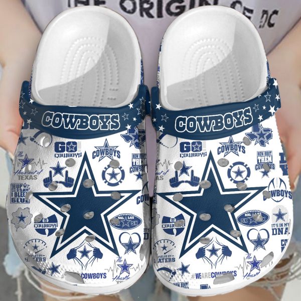 Dallas Cowboys Custom Crocs - VANDH 2286