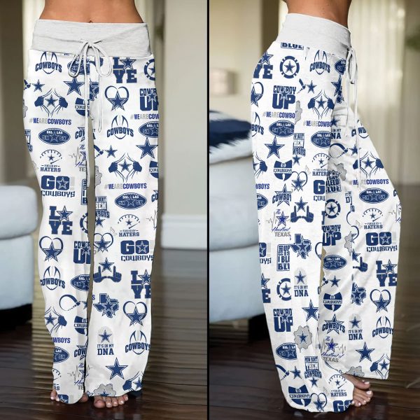 Dallas Cowboys High-Waisted Straight-Leg Trousers - VANDH 2290