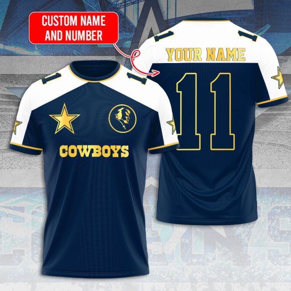 Personalized Dallas Cowboys 3D Apparel - VANDH 2111