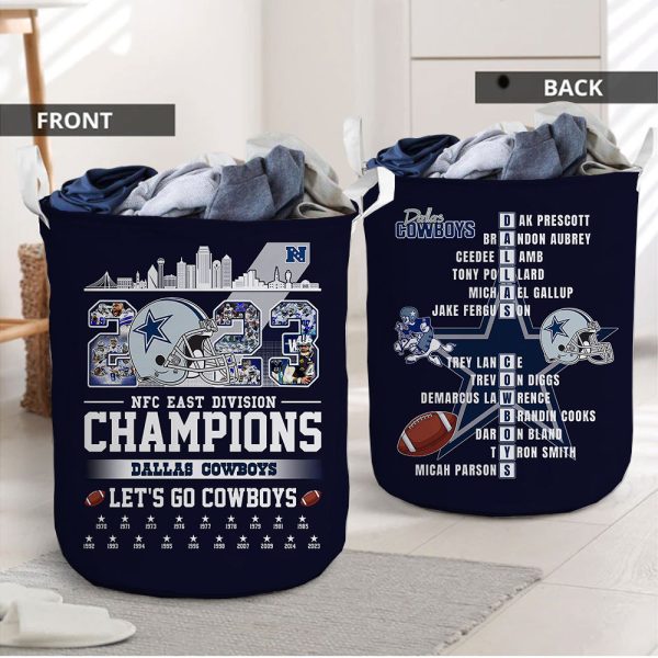 Dallas Cowboys Laundry Basket - VANDH 2223