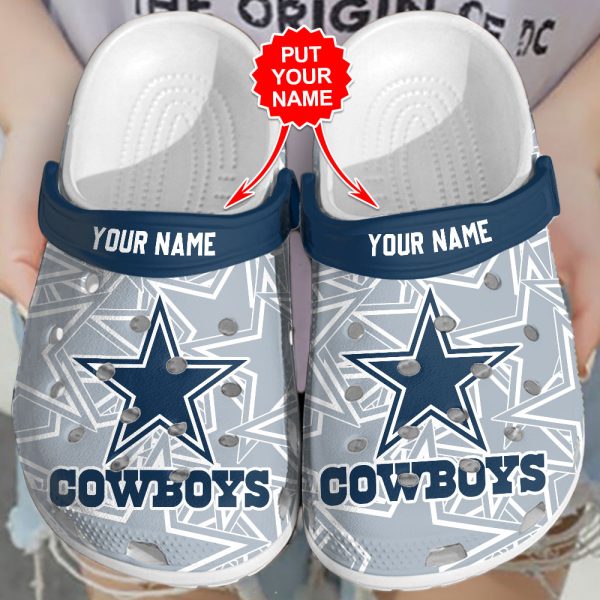 Personalized Dallas Cowboys Custom Crocs - VANDH 2289