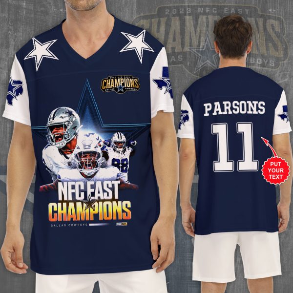 Personalized Dallas Cowboys 3D Football Jersey - VANDH 2259