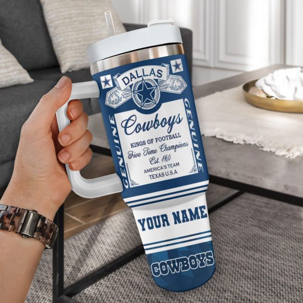 Personalized Dallas Cowboys 40oz Stanley Tumbler - VANDH 2267
