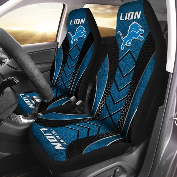 Detroit Lions 2PCS Car Seat Cover - VANDH 2148