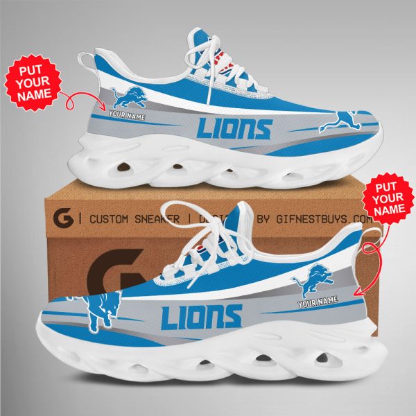 Personalized Detroit Lions Clunky Sneaker - VANDH 2345
