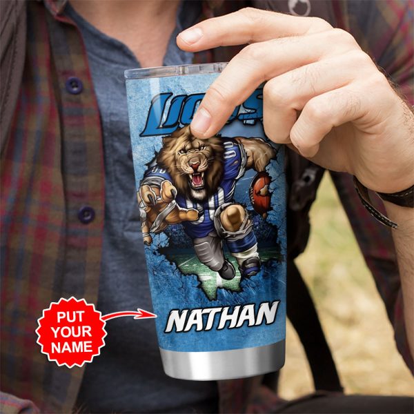 Personalized Detroit Lions Tumbler Cup - VANDH 2138