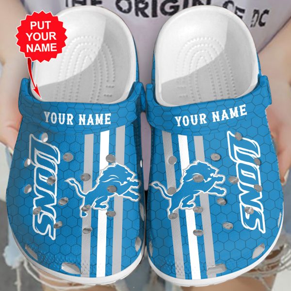 Personalized Detroit Lions Custom Crocs - TANTN 4227