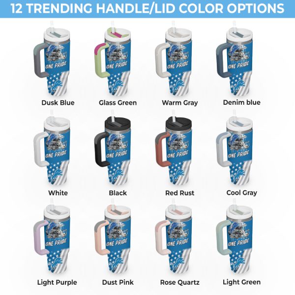 Personalized Detroit Lions 40oz Stanley Tumbler - VANDH 2279