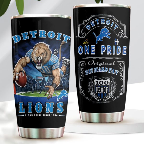 Detroit Lions Tumbler Cup - VANDH 2134