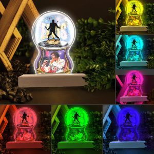 Elvis Presley Led Light with Wooden Base (7 Colors) - TANTN 4013