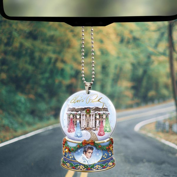 Elvis Presley Custom Shape 2-sided Acrylic Car Ornament – TANTN 4016