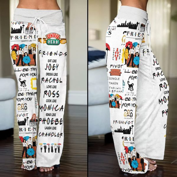 Friends High-Waisted Straight-Leg Trousers - MAITM 5368