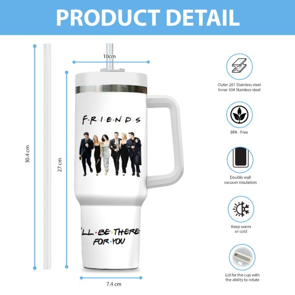 Personalized Friends 40oz Stanley Tumbler - TANTN 3777