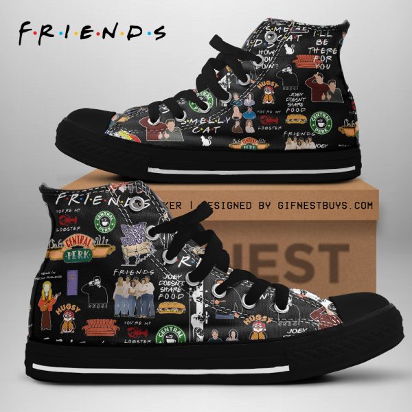 Friends High Top Canvas Shoes - TANTN 4342