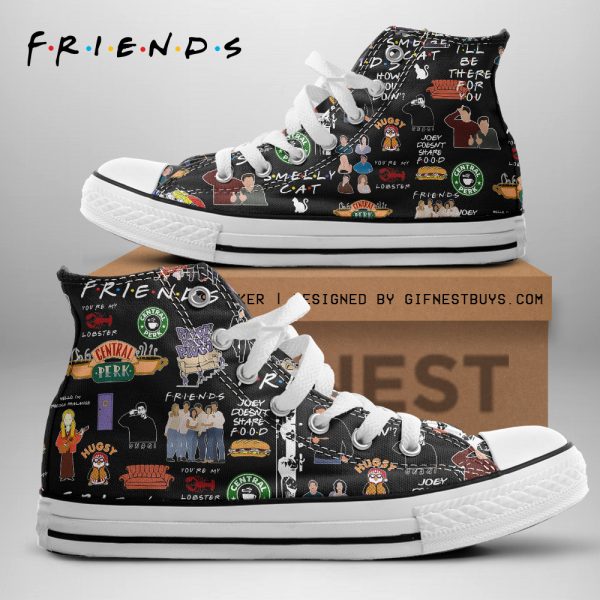 Friends High Top Canvas Shoes - TANTN 4342