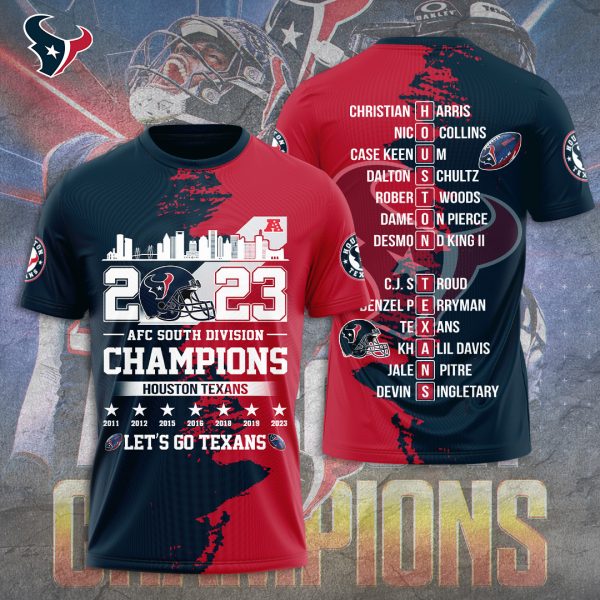 Houston Texans 3D Apparel - TANTN 4059