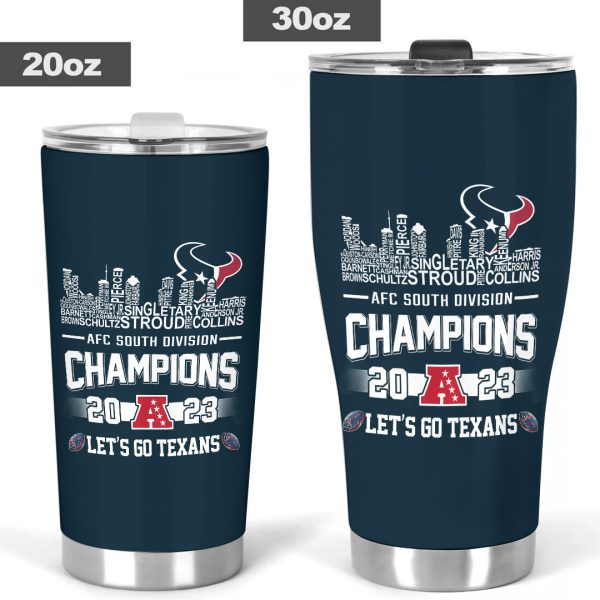 Houston Texans Tumbler Cup - TANTN 4058