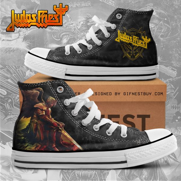 Judas Priest High Top Canvas Shoes - NGHIAVT 1276
