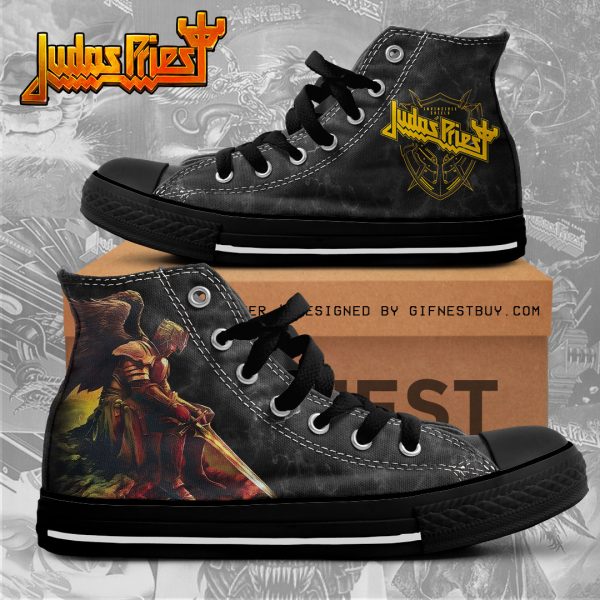 Judas Priest High Top Canvas Shoes - NGHIAVT 1276
