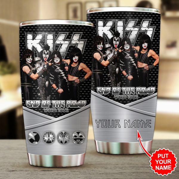Personalized Kiss Band Tumbler Cup - HOATT 4142