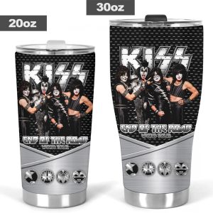 Personalized Kiss Band Tumbler Cup - HOATT 4142