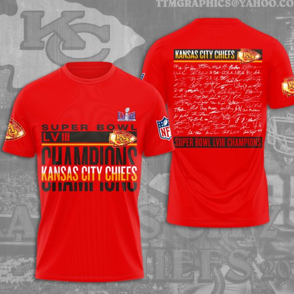 Kansas City Chiefs 3D Apparel – MAITM 5656