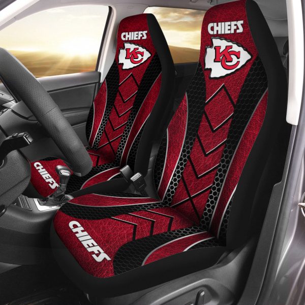 Kansas City Chiefs 2PCS Car Seat Cover - VANDH 2141