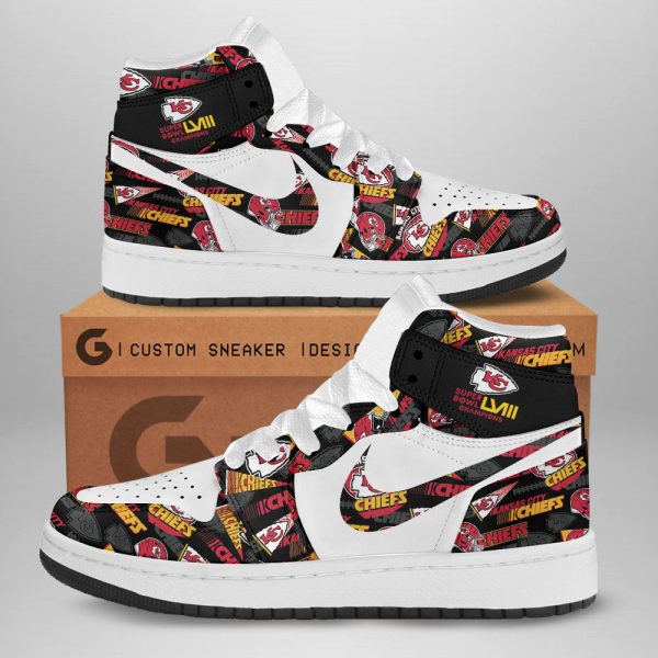 Kansas City Chiefs AJ 1 Sneaker - TANTN 4414