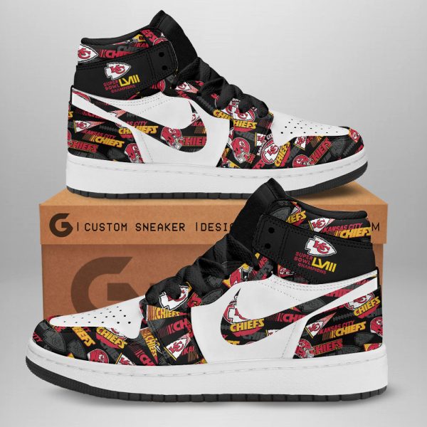Kansas City Chiefs AJ 1 Sneaker - TANTN 4414
