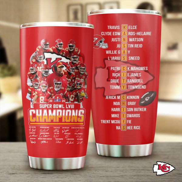 Kansas City Chiefs Tumbler Cup - TANTN 4378