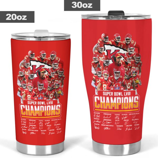Kansas City Chiefs Tumbler Cup - TANTN 4378