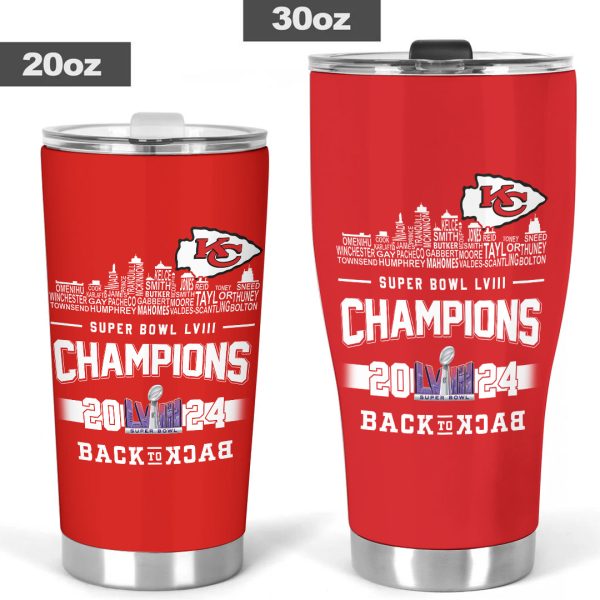 Kansas City Chiefs Tumbler Cup - TANTN 4379