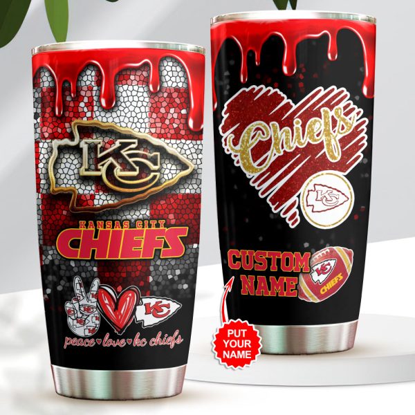 Personalized Kansas City Chiefs Tumbler Cup - TANTN 4411