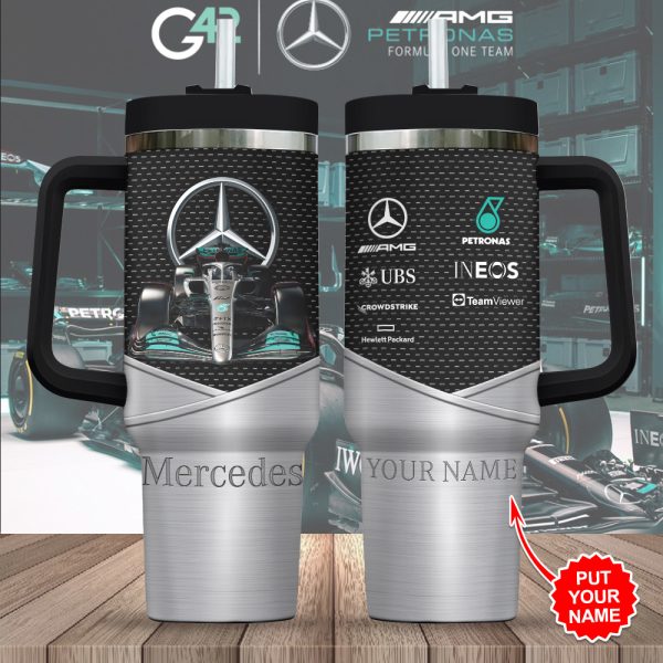 Personalized Mercedes-AMG Petronas F1 40oz Stanley Tumbler - HOATT 4134