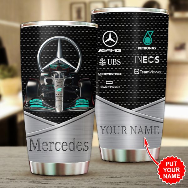 Personalized Mercedes-AMG Petronas F1 Tumbler Cup - HOATT 4114