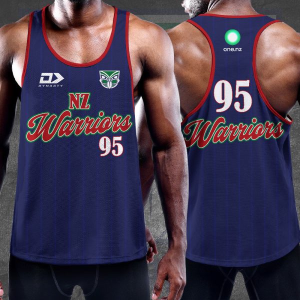 New Zealand Warriors Y-Back Muscle Tank Top - VANDH 2101