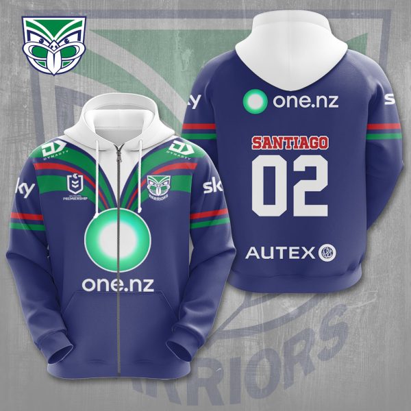 Personalized New Zealand Warriors 3D Apparel - VANDH 2091