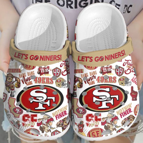 San Francisco 49ers Custom Crocs - VANDH 2291