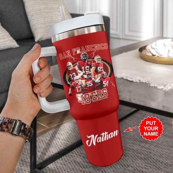Personalized San Francisco 49ers 40oz Stanley Tumbler - VANDH 2296